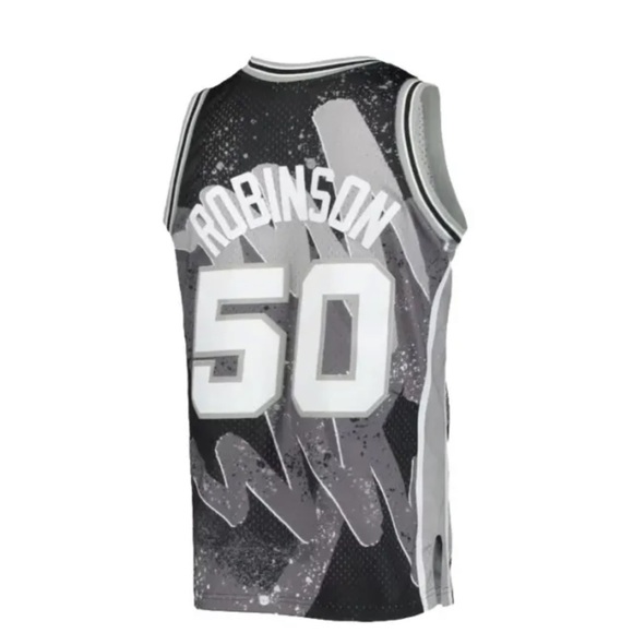 David Robinson San Antonio Spurs Mitchell & Ness 1998 Hyper Jersey Mens Large - Picture 3 of 3